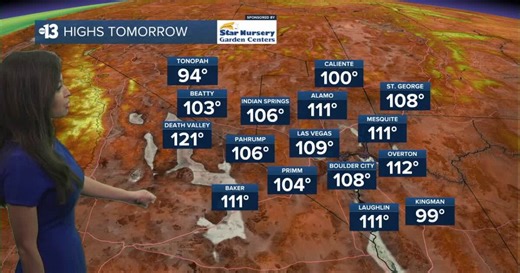 Hot and Dry This Weekend in Southern Nevada
