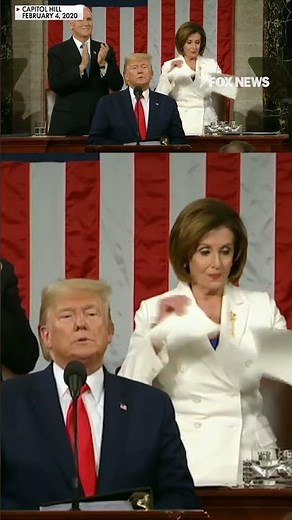 FLASHBACK: Pelosi rips up Trump’s State of the Union speech in 2020