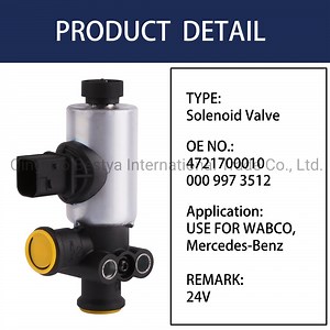 [Hot Item] Wabco Solenoid Valve/Unloader Valve/Relay Valve/Hand Brake Valve/Foot Brake Valve/Release Valve/Control Valve/Leveling/Ecas Valve for Isuzu/Volvo/Man/Daf/Benz