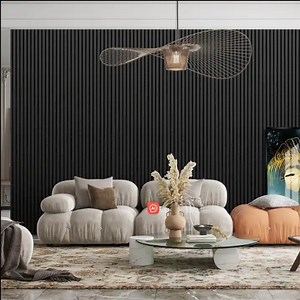 [Hot Item] Wall Decorative Akupanel Natural Oak Wood Slatted Wall Panels Acoustic Interior Slatwall