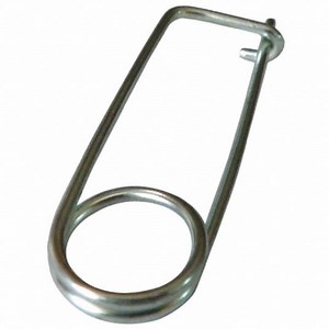 [Hot Item] 0.245" Clear Zinc Finish Coiled Tension Safety Pins