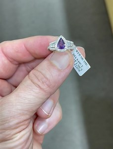 3K views · 28 reactions | Have you ever seen a purple sapphire?? Always working hard to find our clients unique and distinctive pieces. $3250 shipped to you. 1.30 ct purple sapphire GIA certified 0.60 natural white diamonds 18kt white gold Must call to get this deal. 1 212 380 1452 | Ray's Jewelry International - St.Maarten | Facebook