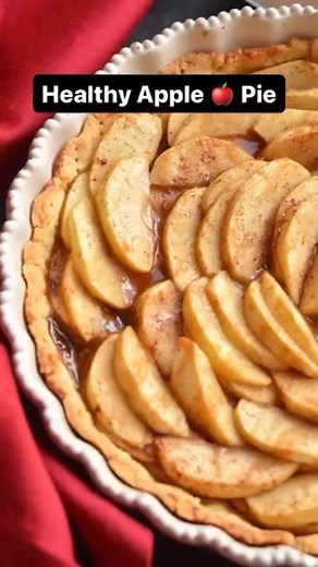 Made gluten-free with almond flour with cinnamon laced apples and an irresistible caramel flavor! Comment APPLE PIE and I’ll send the recipe! #applepie #healthydessertrecipes #glutenfreedessert | Skinny Fitalicious