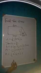 18K views · 187 reactions | Finding area of a trapezium without height. #philcoolmath #fypシ゚viral #math #fyp #matheasy | Phil Cool Math | Facebook