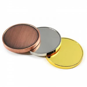 [Hot Item] Stainless Steel Zinc Alloy Brass Metal 40mm Coin Blank Gold Silver Copper Double-Sided Blank Coins for Engraving