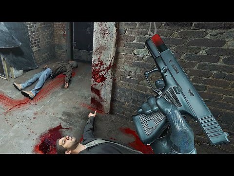 This Gunman VR Game Added Brutal Blood Realism Mods!