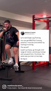 Let’s talk Single-Leg Training. ⠀ You can get BRUTALLY strong, powerful, muscular and athletic by training on one leg. ⠀ The secret? ⠀ Load it up heavy, go through a full range of motion, control your tempo and use good form. You know, the same way you train on two legs. ⠀ Go figure. ⠀ Perform Better Perform Better Europe #singleleg #singlelegtraining #everydayislegday #lowerbody #lowerbodytraining #strength #training #fitness #exercise #strengthtraining #singlelegsquat #squat #squats | Matthew 