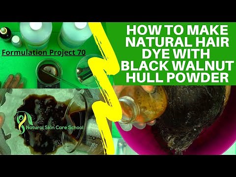 How To Make Natural Hair Dye At Home - Color Your Hair Naturally With Homemade Washable Hair Dye 🟢
