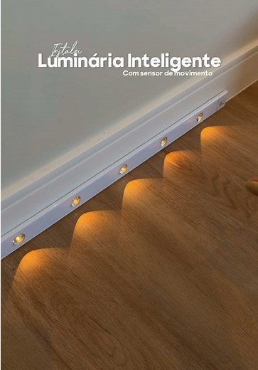 Luminária com sensor de movimento R$30: review e como usar