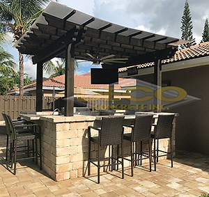 Outdoor Patio Design Miami | Deco Concrete Inc.