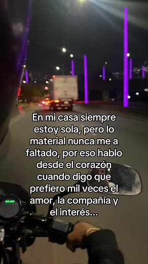 Siempre estoy sola en casa pero no me falta nada: ¿por qué prefiero el amor?