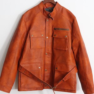 [Hot Item] Genuine Lather Biker Coats Blazer PU Bomber Faux Cowhide Jackets