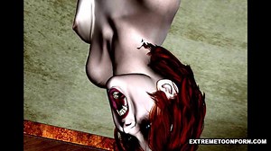 3D Cartroon Vampire Vixen Getting Fucked Rough