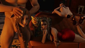 Aerith Joins The Fun! (Nude) [SandflyActual]