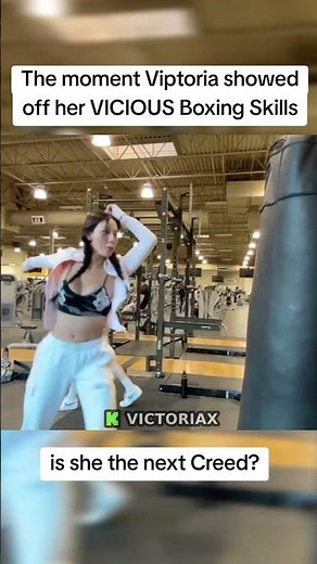 Viptoria showed off her VICIOUS Boxing Skills 👀 #viptoria