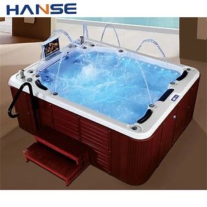 [Hot Item] Computer Control 40 Jets SPA Hot Tub 5 People Pure Acrylic Luxury Bathtub Outdoor Whirlpool SPA Massage Pool Tub