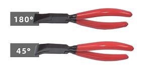 [Hot Item] 45° 180° 180mm Auto Car Repair Combination Pliers Sheet Metal Hand Tools Combination Pliers