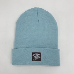 [Hot Item] Winter Warm Cuffed Knitted Beanie Hat Custom Embroidered Logo