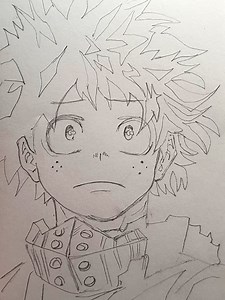 How to Draw Deku from My Hero Academia