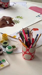 9K views · 18 reactions | Join us in the making of Chettinad Prints, where every detail tells a story. ️ From the vibrant Athangudi patterns to the majestic Ayyanar horses, come, witness our creative journey where every stroke is a tribute to Tamil tradition. #handpainted #behindthescenes #whatwedo #chettinad #southindia [ South Indian traditions, Chettinad, BTS, Designers of Chumbak, Canvas Paint, Brushes, Art, Colourful, Home Decor ] | Chumbak | Facebook