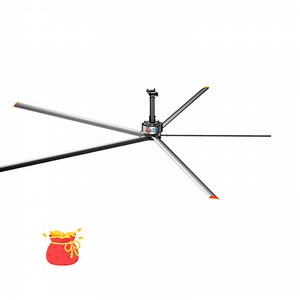 [Hot Item] Airts High Safety Efficient Energy-Saving Industrial Big Ceiling Hvls Commercial Fan for Warehouse Farm Cooling Farm Greenhouse Factory in China 2.6m to 7.3m