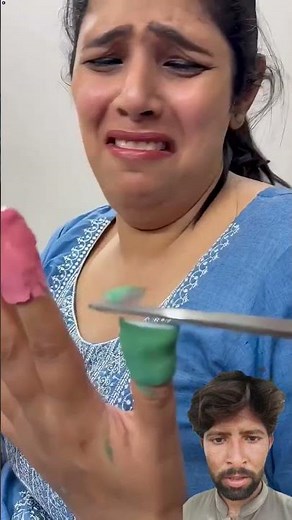 Mammy ke nails cut kar deya😢😂