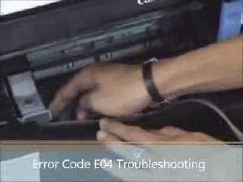 Printer Error Code E04 Canon MP258