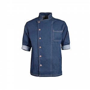 [Hot Item] Denim Indonesia Italian Japanese Chef Uniform Set Design Chef Clothing Coat Chef Jacket for Restaurant & Bar Twill for Unisex