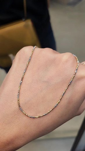 5.5K views · 42 reactions | Great find! Aside from tri-color gold pieces being lucky, it also goes well with all your other jewelry pieces, perfect for stacking!✨️ Cop this authentic 18K white, yellow and rose gold necklace, adjustable 45 cm length, P21,850 only‼️ 1 piece arriving on July 16, DM us to purchase.  #BestInvestment #InvestonGold #InvestOnYourself | Bagful of Glitter | Facebook