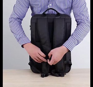 Refutuna Hard Shell Backpack for Men Women, 16 Inch TSA Lock Anti-Theft Waterproof Hardshell Laptop Backpack with USB Charging Port, Black