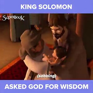 Watch how King Solomon made a wise decision. 🙇🏽‍♂️ Watch the full episode of "King Solomon" on the Superbook YouTube Channel today! ➡️ http://now.superbook.cbn.com/6Unf50ONF27 | Superbook