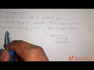 Gallium arsenide is purified by _________.