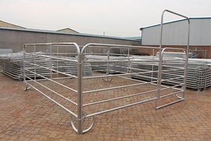 [Hot Item] China Heavy Duty Galvanized Portable Horse Fence Panels & Gate (XMS-D)