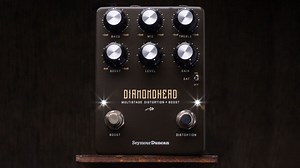 Seymour Duncan shoots for hot-rodded hard-rock and metal tones with the Diamondhead Multistage Distortion   Boost pedal