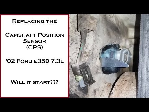 Camshaft Position Sensor (CPS) Replacement - 02 Ford E350 7.3
