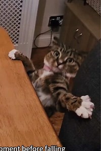 Clumsy Cat Slipped And Fell😁😂#FallingCat #ClumsyCat #FunnyCat#fyp #foryou #viral