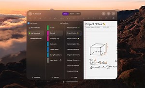 Poznámky v rozšířené realitě: Microsoft představil OneNote pro Apple Vision Pro