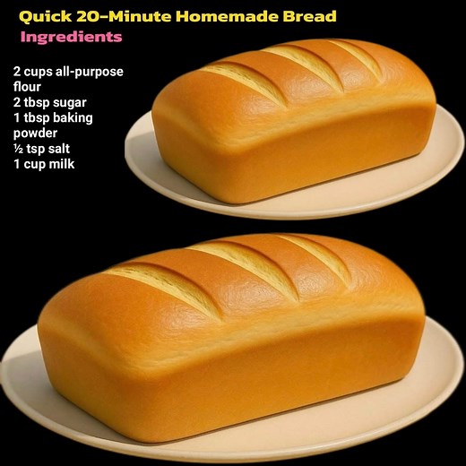 37K views · 175 reactions | Quick 20-Minute Homemade Bread...