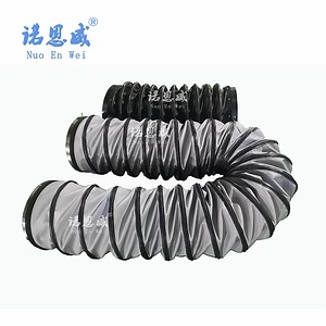 [Hot Item] 12inch Customizable High Temperature PVC Coated Fabric Flexible Ducting
