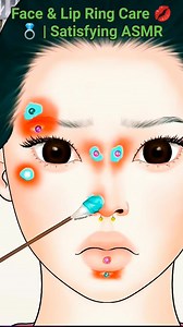 26K views · 62 reactions | ASMR Pimple Cleaning Animation ‍♀️ | Nose Pimple Removal ✨ | Face & Lip Ring Care  | #reels #video #viral #fblifestyle #trending #shorts #fbreelsfypシ゚ | Akhilesh Yadav | Facebook