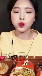 18 shares | Join the indulgence in our Mukbang ASMR featuring a Giant Lobster grilled to perfection in buttery goodness, along with butter-grilled scallops and sea urchin roe. 咽✨ Immerse yourself in the Real Sound ASMR as we savor every succulent bite of this seafood extravaganza. Share the delight with your friends and experience the ultimate butter-grilling feast! 襤 #LobsterMukbang #ButterGrillDelight #SeafoodExtravaganza | Munch Magic | Facebook