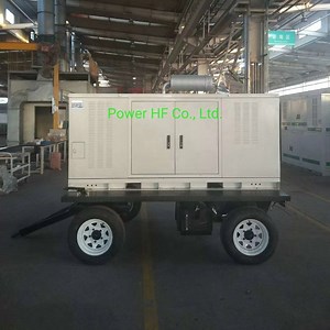 [Hot Item] 10kVA 15kVA 20kVA Diesel Generator Soundproof Mobile Portable Trailer Power Generator Pure Copper Brushless for Communication Site Land Power Generation