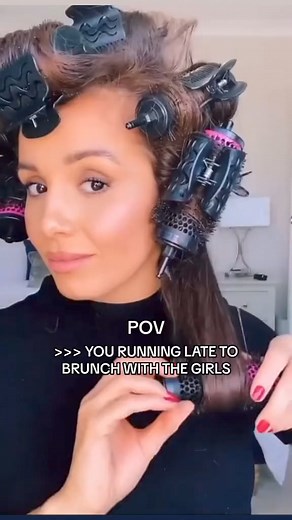 1.3K views | GIRL THERAPY IS A FRESH BLOW FOR BRUNCHIN’ WITH THE GIRLS ✨‍♀️ …hair using Pro Blo mixed barrels, obviouuuuuusly!!!✋‍♀️ #hairrollers #hairtutorial #hairstyles | Pro Blo Group | Facebook