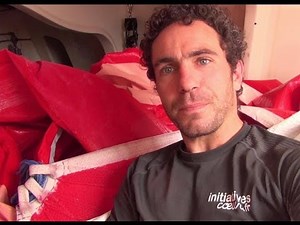 Deuxième avarie de voile pour Tanguy de Lamotte sur le Vendée Globe