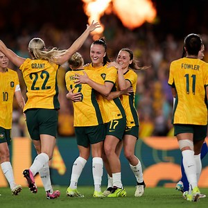 55K views · 1.4K reactions |  "It was pure instinct, left foot, bottom left corner." Amy Sayer talks us through her first goal  #Matildas | Matildas | Facebook