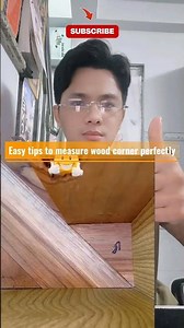 Easy tips to measure wood corner perfectly. #iron #chamfer #motivation #cutcorners #cuttingskills