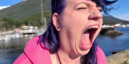 It’s official! She has a big mouth