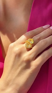 A love story told in yellow brilliance. 💛 This Fancy Yellow Heart Shape Bypass Ring is the ultimate Valentine’s Day symbol, celebrating love in its most radiant form. ✨ #RahaminovDiamonds #HeartShapeDiamond #ValentinesDay #ring #bypassring #valentinesdaygift #jewelry #jotd #jewelryaddict #heartshape #diamondring #luxury #luxurygifts (RING-2042) | Rahaminov Diamonds