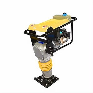 [Hot Item] Efficiency Customized 6.5HP Engine Tamper Gasoline Diesel Vibratory Tamping Rammer