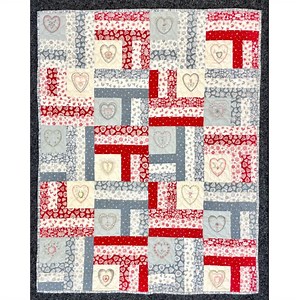 Sanntangle Hearts & Tangles Quilt Instructions & Stencil